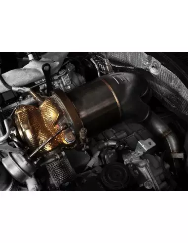Audi S5 3,0TFSi B9 Integrated Engineering Gjuten Downpipe med racekatalysator
