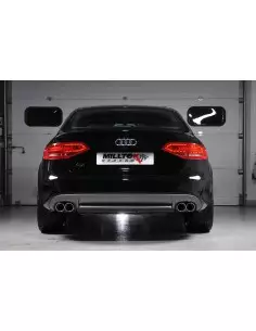 Audi A4 2,0TFSi S-line Automat B8 Milltek Sport Cat-Back 4x 80 chrome GT utblås (kräver S4 diffuser)