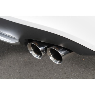 Audi A5 2,0TFSi S-line B8 Milltek Sport Cat-Back 4x 80 chrome GT utblås (kräver S5 diffuser)