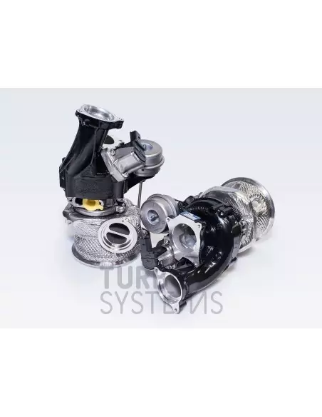 Audi 4,0TFSi V8 (gen 2) Turbo Systems steg 2 uppgraderings turbos med grenrör (Byggd för upp till ca 1000hk)