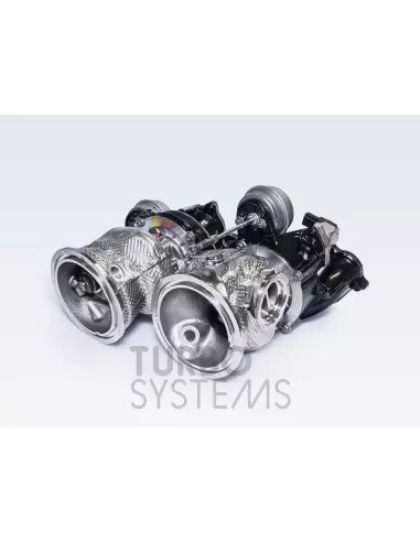 Audi 4,0TFSi V8 (gen 2) Turbo Systems steg 2 uppgraderings turbos med grenrör (Byggd för upp till ca 1000hk)