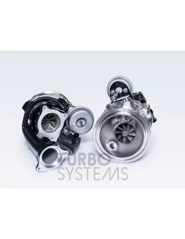 Audi 4,0TFSi V8 (gen 2) Turbo Systems steg 2 uppgraderings turbos med grenrör (Byggd för upp till ca 1000hk)