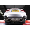 Audi A5 2,0TFSi S-line B8 Milltek Sport Cat-Back 4x 80 chrome GT utblås (kräver S5 diffuser)