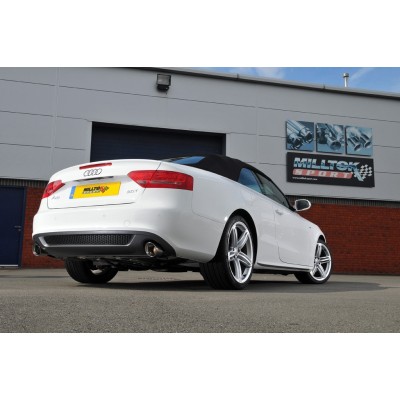 Audi A5 2,0TFSi S-line Automat B8 Milltek Sport Cat-Back 2x 100 chrome GT utblås
