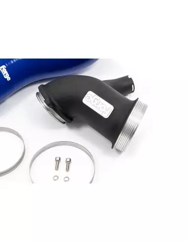 VAG MQB EVO 2,0TFSi EA888 EVO4 DNF Forge Motorsport Turbo inloppsrör med svart insugs slang