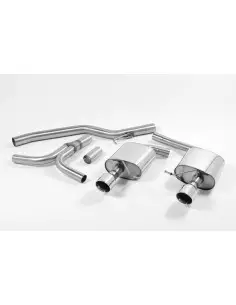 Audi A5 3,0TDi S-line B8 Milltek Sport Cat-Back 2x 100 chrome GT utblås