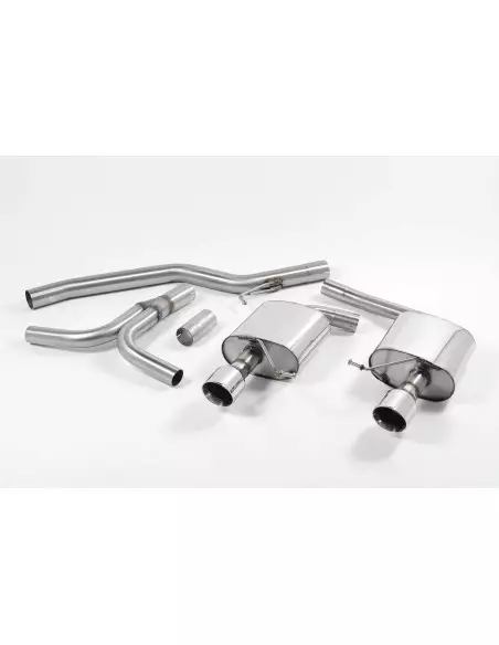 Audi A5 3,0TDi S-line B8 Milltek Sport Cat-Back 2x 100 chrome GT utblås