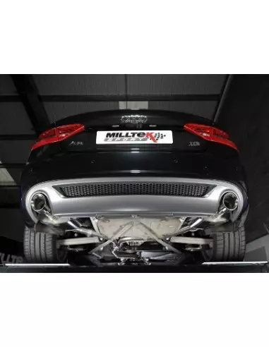 Audi A5 3,0TDi S-line B8 Milltek Sport Cat-Back 2x 100 chrome GT utblås