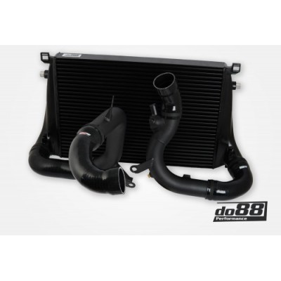 VW Golf R 2,0TFSi MK8 EA888 EVO4 DO88 Intercooler BIG PACK kit (svarta slangar)