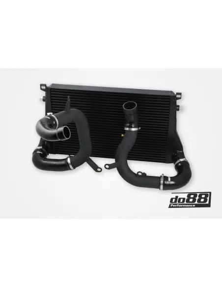VAG MQB 2,0TFSi EA888 DO88 Intercooler BIG PACK kit med svarta slangar och tryckrör