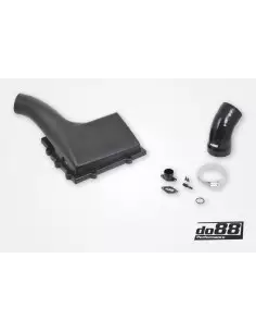 VAG MQB 2,0TFSi EA888 DO88 insugs kit med svart slang för original turbo inlopp (utan sportluftfilter)