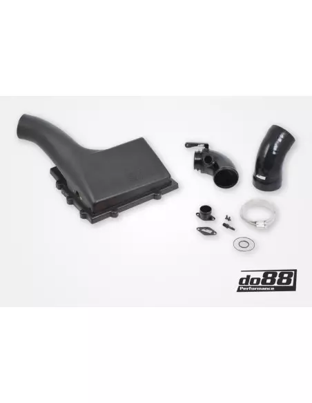 VAG MQB 2,0TFSi EA888 DO88 insugs kit med turbo inlopp och svart insugs slang (utan sportluftfilter)
