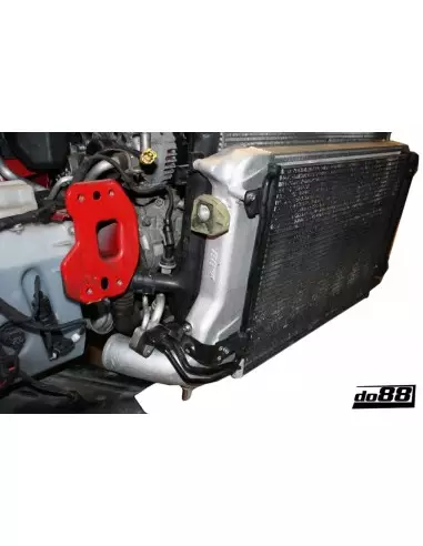 VAG 2,0TFSi MK5 / MK6 DO88 Intercooler kit med svarta slangar