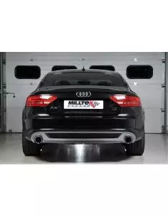 Audi A5 3,0TDi S-line Sportback B8 Milltek Sport Cat-Back 2x 100 chrome GT utblås