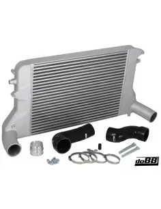 VAG 2,0TFSi MK5 / MK6 DO88 Intercooler kit med svarta slangar