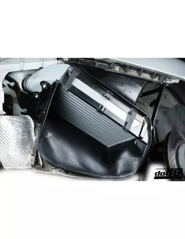 Porsche 996 Turbo / GT2 DO88 Intercooler kit med svarta slangar