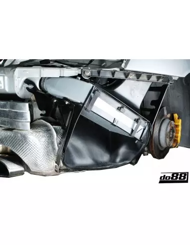 Porsche 996 Turbo / GT2 DO88 Intercooler kit med svarta slangar