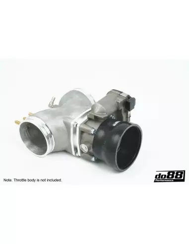 Porsche 997.1 Turbo DO88 74mm insugs plenum (för original spjällhus)