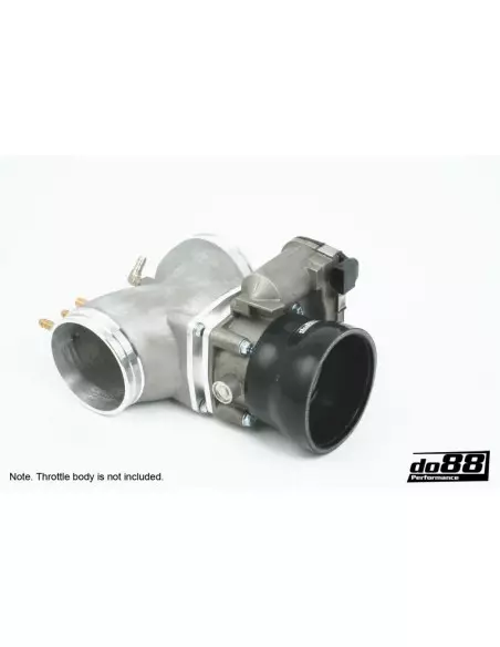 Porsche 997.1 Turbo DO88 74mm insugs plenum (för original spjällhus)