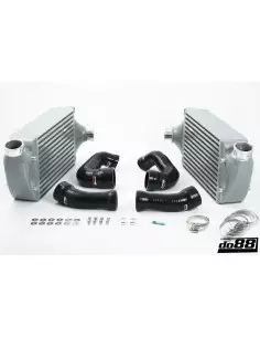 Porsche 997.1 Turbo DO88 Intercooler kit med svarta slangar