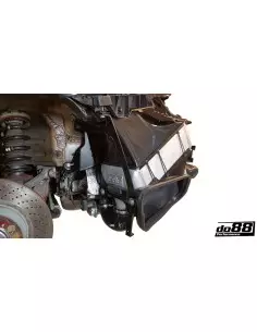 Porsche 997.1 GT2 DO88 Intercooler kit MERA med svarta slangar (för DO88 Y-rör) 2