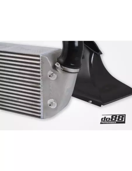 Porsche 997.1 GT2 DO88 Intercooler kit MERA med svarta slangar (för DO88 Y-rör)