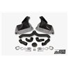 Porsche 997.1 Turbo DO88 Intercooler kit Big Pack med svart aluminium Y-rör svarta slangar