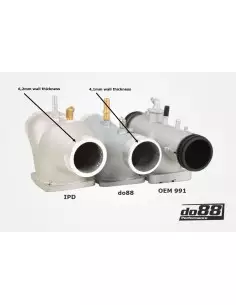 Porsche 997.2 Turbo DO88 insugs plenum (för original spjällhus) 2