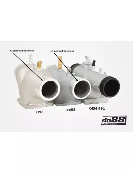 Porsche 997.2 Turbo DO88 insugs plenum (för original spjällhus)