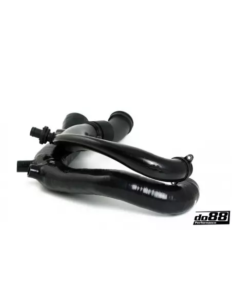 Porsche 997.2 Turbo DO88 Svarta Inloppsslangar till turbos