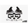 Porsche 997.2 Turbo DO88 Intercooler kit Big Pack med svart aluminium Y-rör svarta slangar