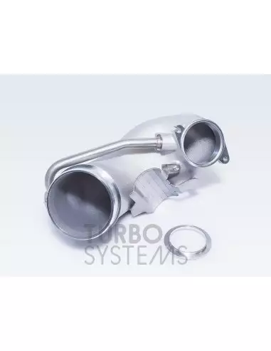 Audi TTRS 2,5TFSi 8S DAZA / DNWA Turbo Systems 4" turbo inlopps böj i aluminium