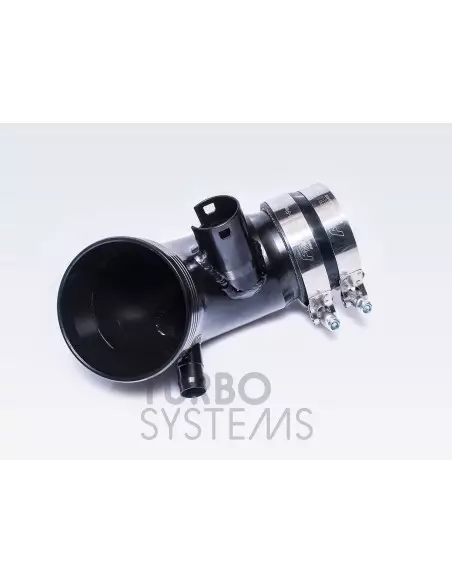 BMW M140i F20 / F21 B58 Turbo Systems turbo inlopps böj i svart målad aluminium