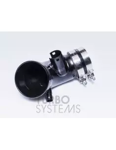 BMW 340i F30 / F31 B58 Turbo Systems turbo inlopps böj i svart målad aluminium 2