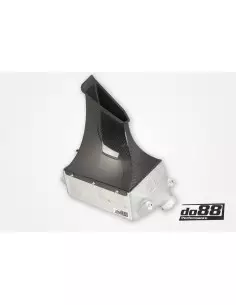 Porsche 991 Turbo DO88 Intercooler kit med svarta slangar (för original Y-rör) 2