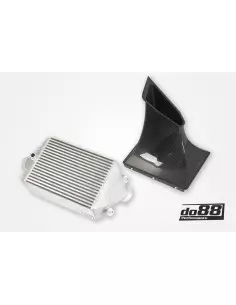 Porsche 991.2 Turbo DO88 Intercooler kit med svarta slangar (för DO88 Y-rör) 2