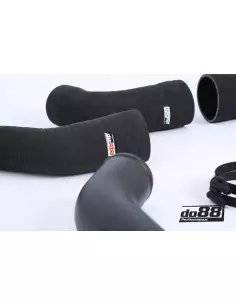 Porsche 992 Turbo DO88 Svarta Tryckslangar med tryckrör för OEM Intercooler 2