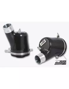 Porsche 992 3,0T GTS DO88 Insugskit med svarta slangar till OEM turbo inlopp (66mm) 2