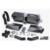 Porsche 992 3,0T Carrera DO88 Intercooler kit Big Pack med svarta slangar och tryckrör (för standard bak stötfångare)