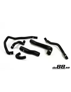 BMW M3 3,2 E46 DO88 Kylarslangar kit (svarta slangar)