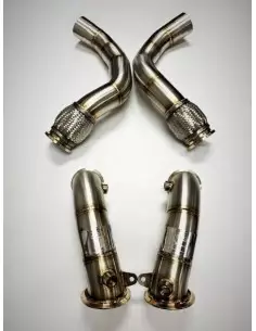 BMW M8 Competition OPF F92 Evolution Racewerks downpipes utan katalysatorer (OPF delete)