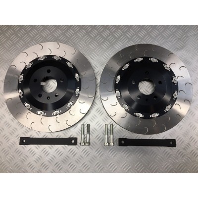 Audi RS3 2,5TFSi Sedan 8V Reyland Motorsport Fram 380x34 Flytande bromsskivor med J-hook (ink bromsoks spacers)