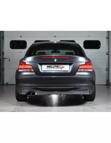 BMW 135i N55 E82 Milltek Sport Från bakre katalysatorer 2x 80 svarta GT utblås 
