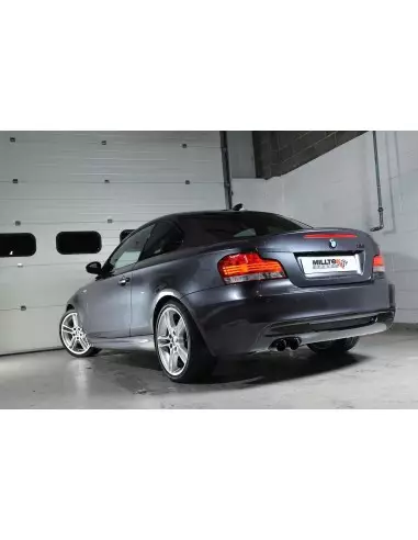 BMW 135i N55 E82 Milltek Sport Från bakre katalysatorer 2x 80 svarta GT utblås 