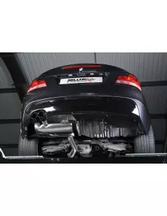 BMW 135i N55 E82 Milltek Sport Från bakre katalysatorer 2x 80 svarta GT utblås 
