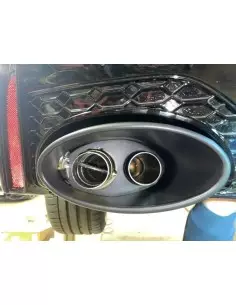 Audi RS7 4,0TFSi 4K Milltek Sport svart täckplåt för ljuddämparen, för att dölja ljuddämpare (säljs enbart som tillval till kund 2