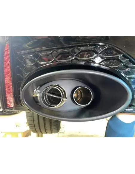 Audi RS6 4,0TFSi C8 Milltek Sport svart täckplåt för ljuddämparen, för att dölja ljuddämpare (säljs enbart som tillval till kund