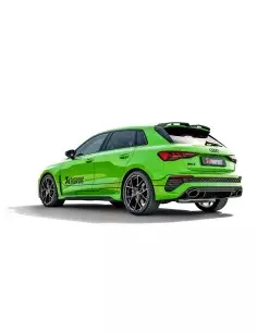 Audi RS3 2,5TFSi Sportback 8Y Akrapovic Evolution Line (OPF-Back) i Titan med Kolfiber utblås