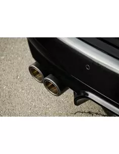 BMW M5 Competition OPF F90 Milltek Sport Från Partikelfilter och bakåt 4x GT100 Kolfiber utblås med avgasventiler 2
