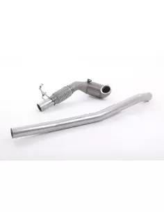 VW Golf R mk7.5 Milltek Sport 3,15" (80mm) gjuten Downpipe utan katalysator